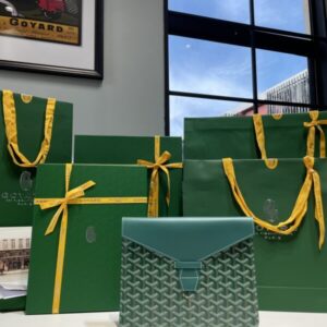 Replica Goyard Camond Pouch Green