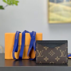 Replica Louis Vuitton Card Holder Brown