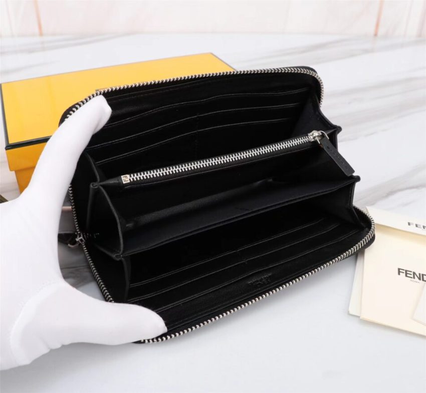 20220730_a1659157137552_8168 Replica Fendi FF Black Wallet - Image 7