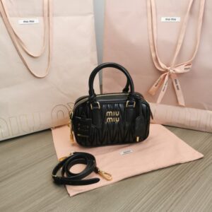 Replica Miu Miu Arcadie Small Black