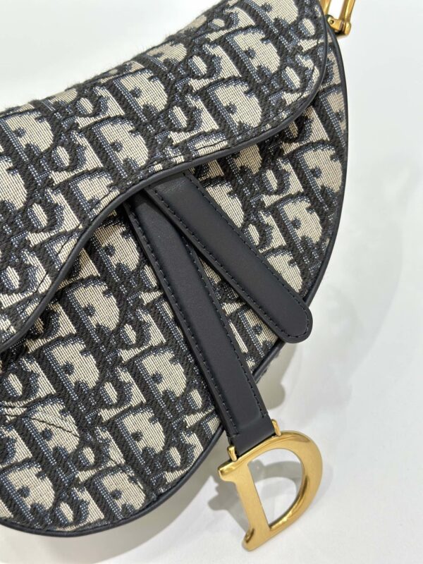 20230709_i1688887231_8766_4 Replica Dior Saddle Bag Small CD Canvas - Image 5