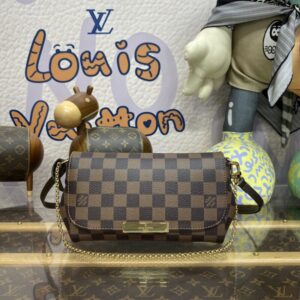 Replica Louis Vuitton Favorite Brown Grid