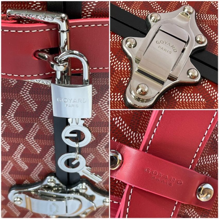 20230914_i1694671080_1256_3 Replica Goyard Bourget Travel Suitcase Red - Image 2
