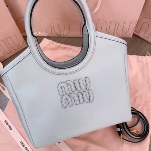 Replica Miu Miu Ivy  Small Tote Grey