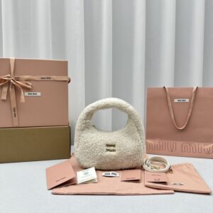 Replica Miu Miu Wander White Wool
