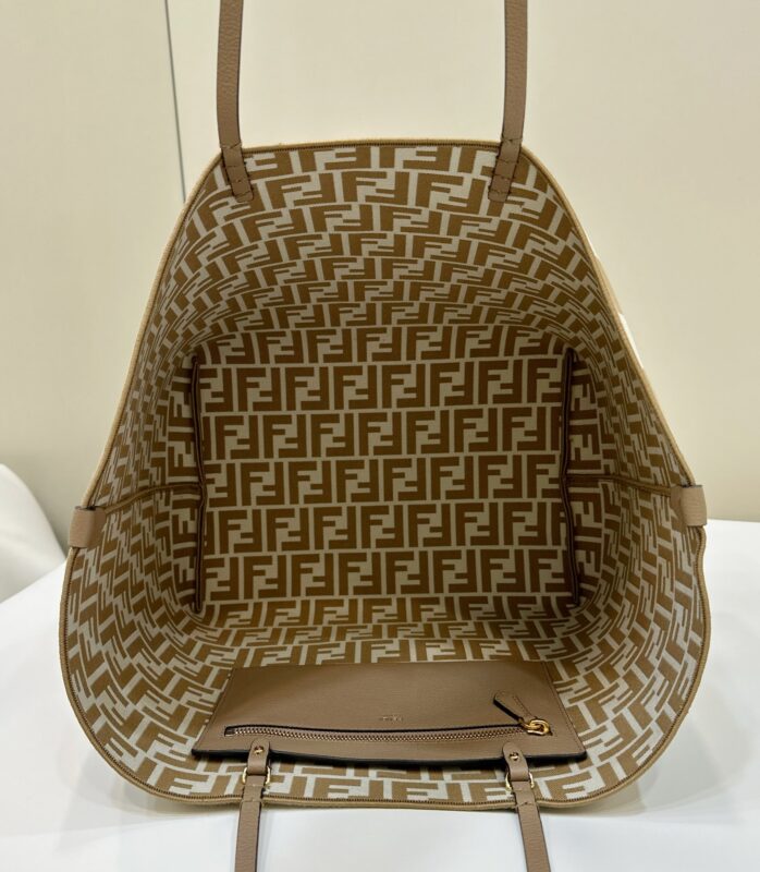a09-2 Replica Fendi Two Side Small Tote Beige - Image 9