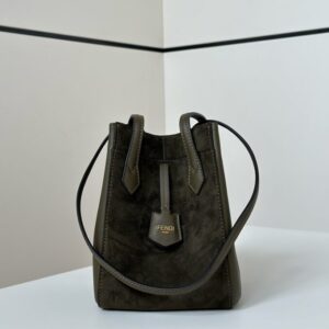 Replica Fendi  Origami Small Dark Green