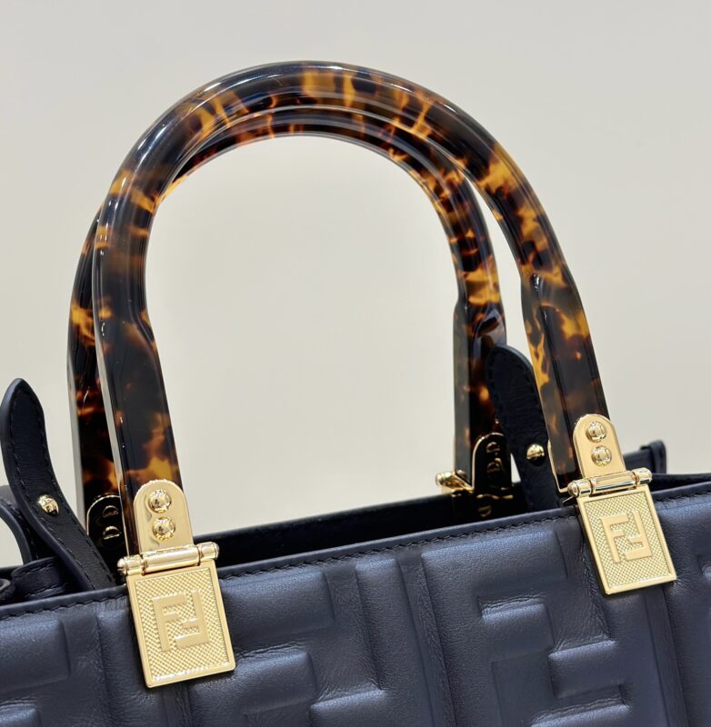 a4-1-17 Replica Fendi Small Tote Black - Image 5