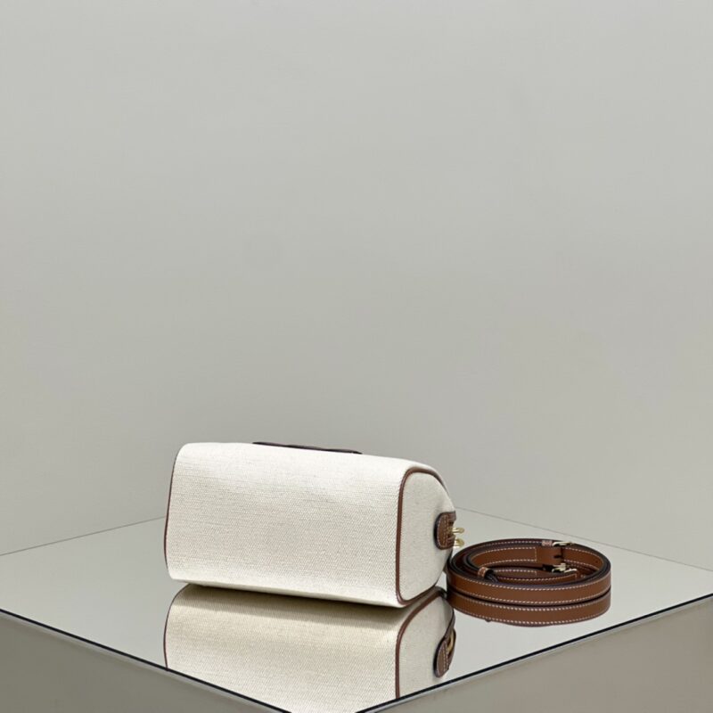 a4-84 Replica Celine Triomphe Boston White - Image 3