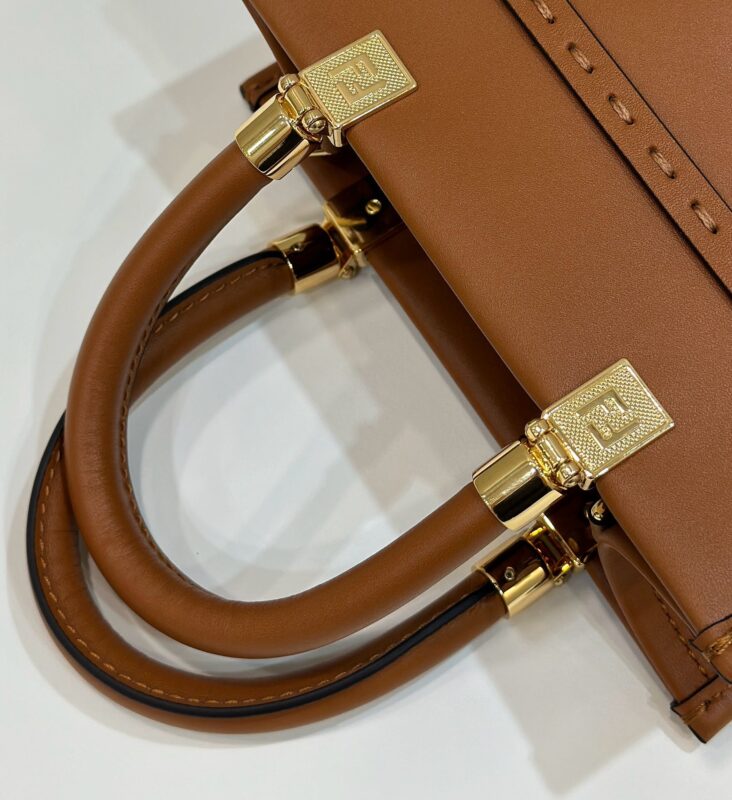 a5-1-18 Replica Fendi Mini Tote Brown - Image 5