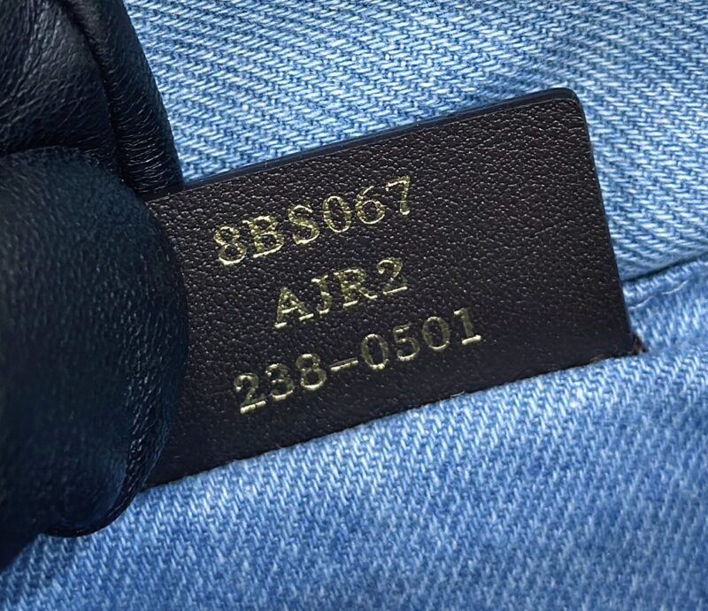 a7-2-3 Replica Fendi By The Way Boston Blue Cotton - Image 7