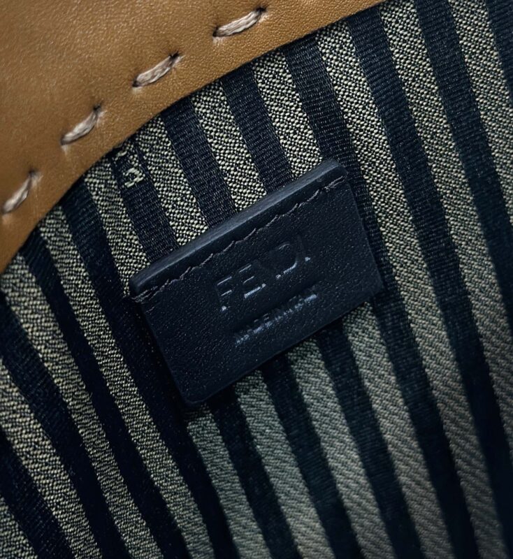 a8-1-18 Replica Fendi Mini Tote Brown - Image 8