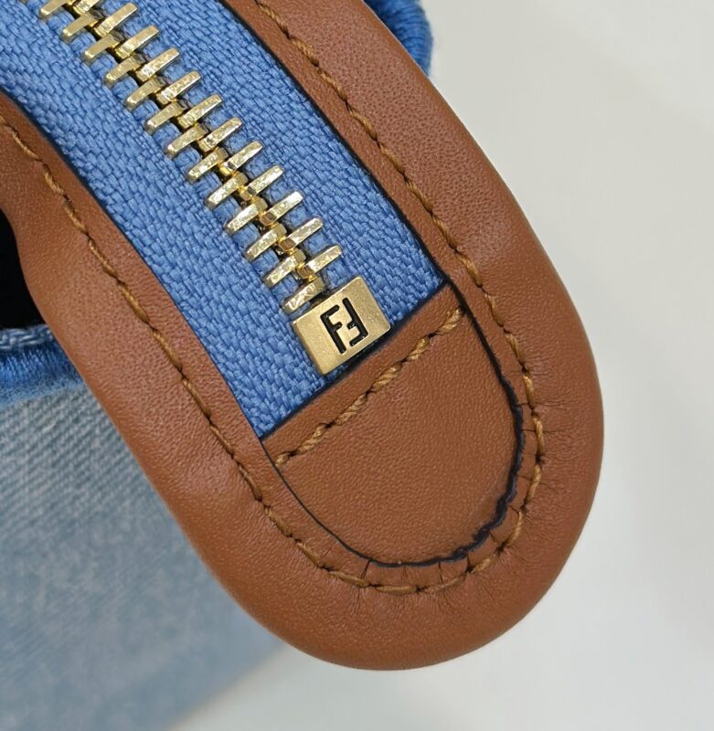 a8-2-3 Replica Fendi By The Way Boston Blue Cotton - Image 8