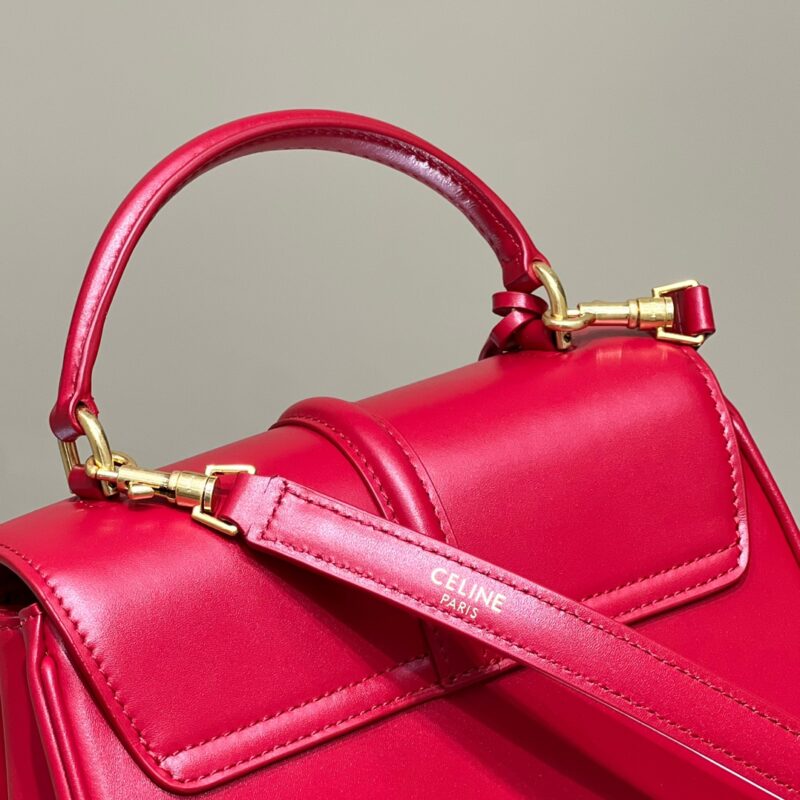 a8-82 Replica Celine Mini 16 Red - Image 8