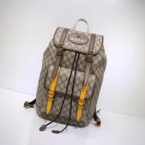 Elementor #30046 Replica GUCCI GG Supreme Leather Backpack
