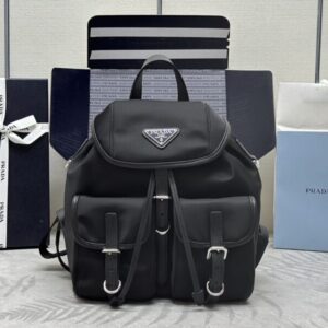 Replica Prada Small Black Backpack