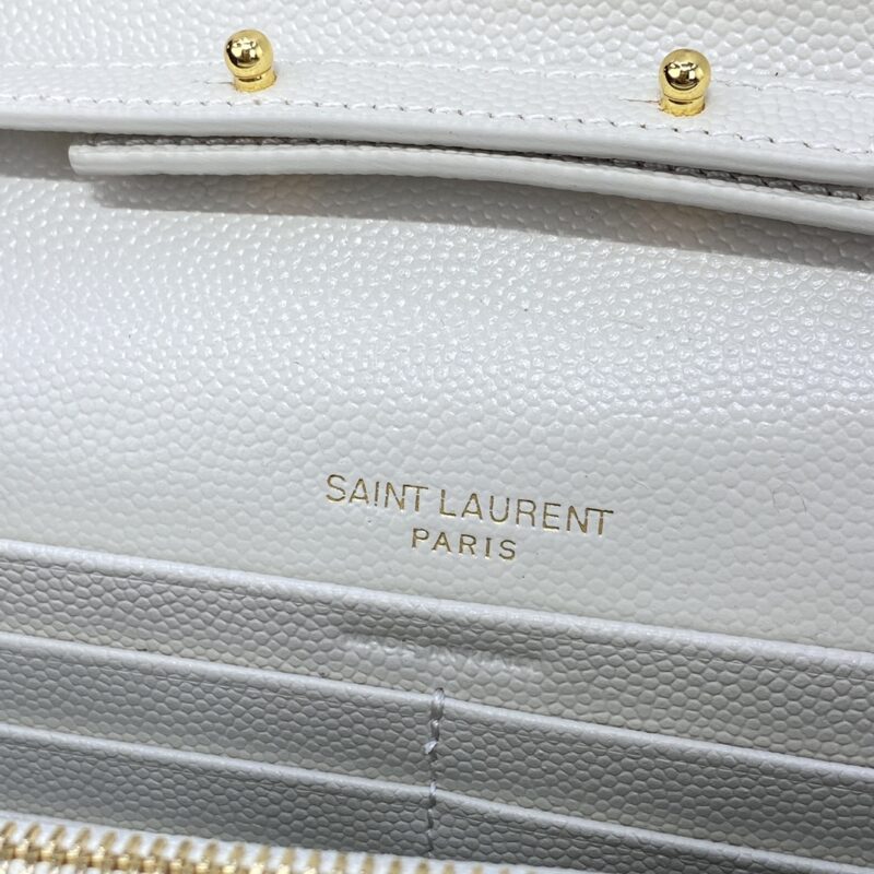 i1718711531_672_7 Replica YSL Envelope Clutch White - Image 4