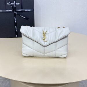 Replica YSL Loulou  White Puffer