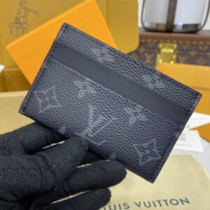 Replica Louis Vuitton Card Holder Black