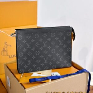 Replica Louis Vuitton Pochette Voyage Black