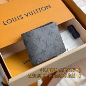 Replica Louis Vuitton Slender Wallet Grey