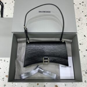 Replica Balenciaga Crush Small Black Silver