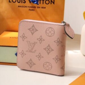 Replica Louis Vuitton Zipper Coin Purse Pink