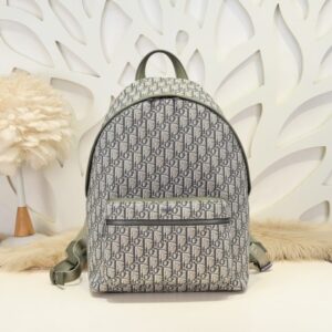 Replica Dior Rider Backpack Khaki Dior Oblique Jacquard