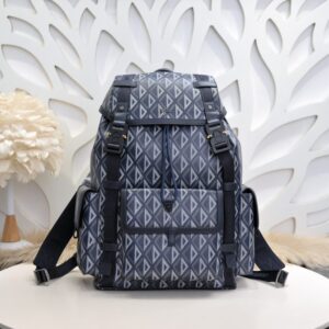 Replica DIOR  Hit The Road Backpack Blue Diamond
