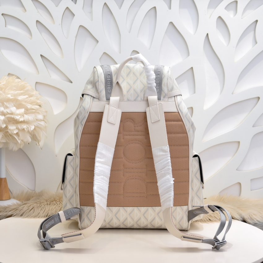 img_a189b943_20241004_i1727980700_4151_0 Replica DIOR Hit The Road Backpack White Diamond - Image 4