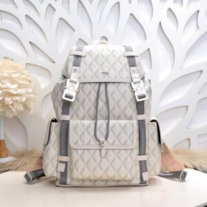 Replica DIOR  Hit The Road Backpack White Diamond