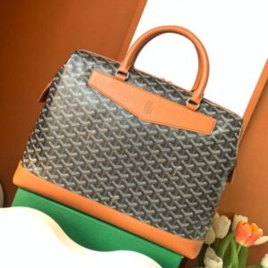 Elementor #30046 Replica Goyard Cisalpin Document Case Brown