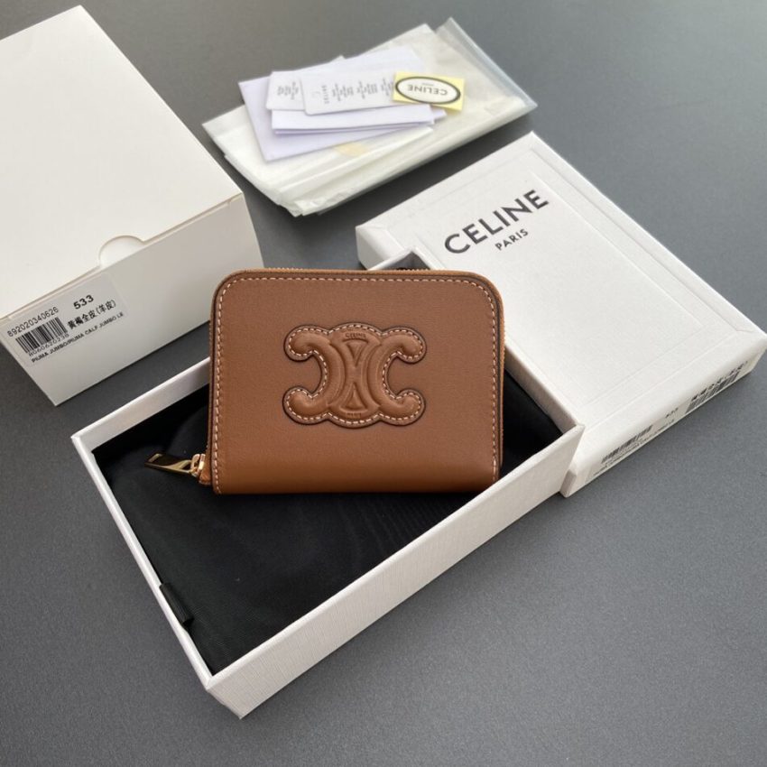 img_c4e87dad_20240701_i1719827268_5094_0 Replica Celine Triumphe Small Zippy Wallet - Image 11
